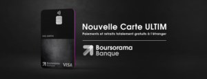 l'affiche publicitaire de Boursorama Banque pour son offre Ultim