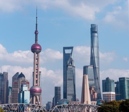 Des buldings de la métropole chinoise de Shanghaï.