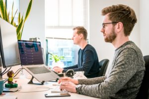 Des employés en entreprise, Groningen, Pays-Bas.