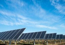 Une centrale solaire aux Etats Unis.