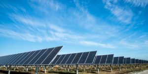 Une centrale solaire aux Etats Unis.